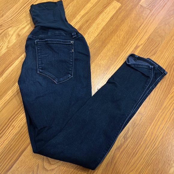 Shya Collection dark denim maternity skinny jeans - Size 30 - Picture 4 of 5